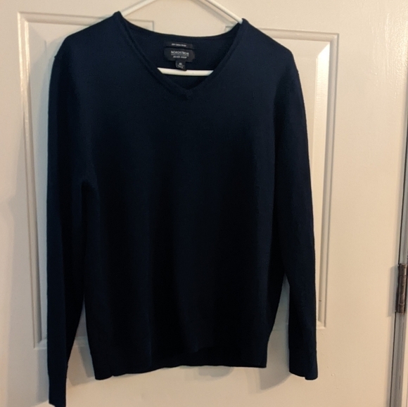 Nordstrom Men's Shop Italian Merino Wool Sweater XL - Picture 6 of 10